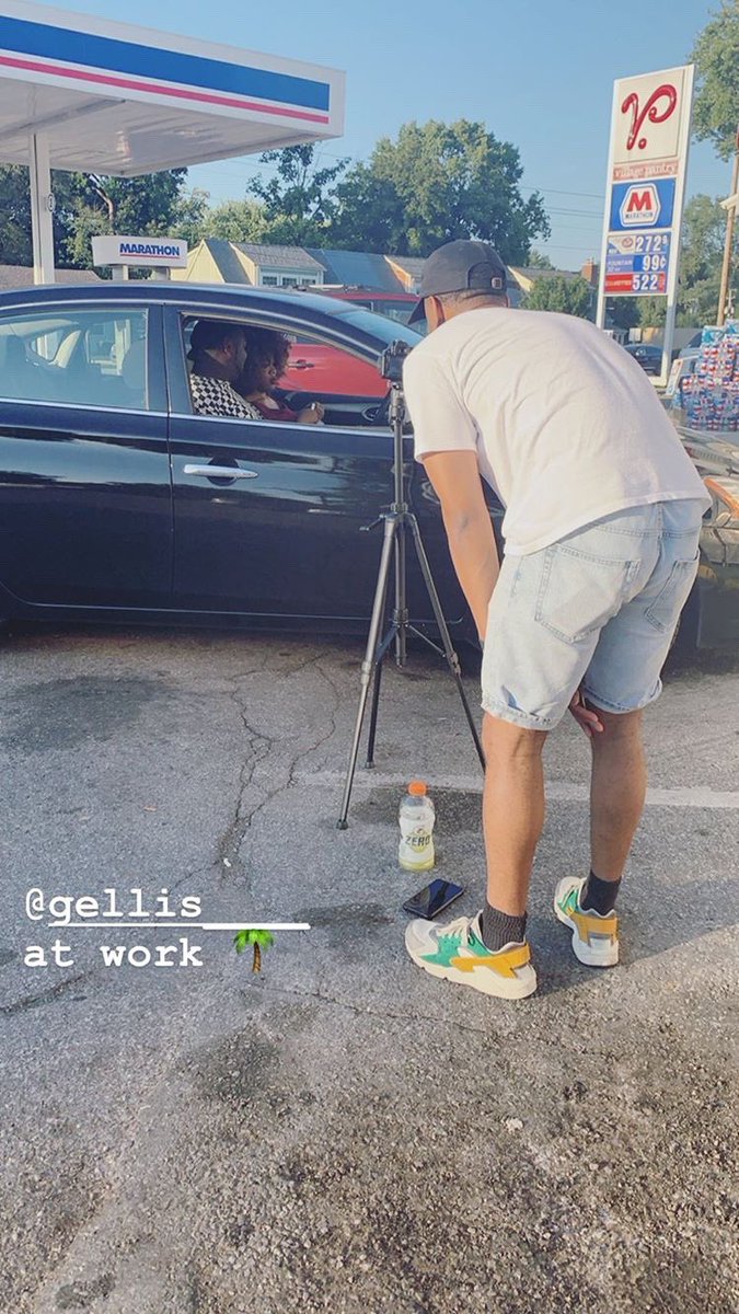 EllisIslandLLC_'s tweet photo. A very special happy birthday to our favorite director on set! @RashadEllis__ ! https://t.co/rp6Egz1qOZ