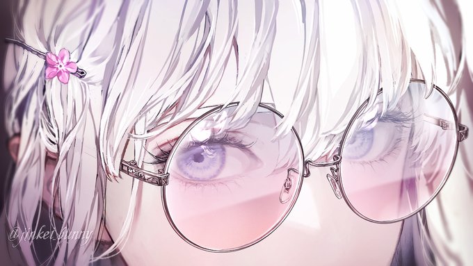 「髪飾り 紫色の目」のTwitter画像/イラスト(人気順)