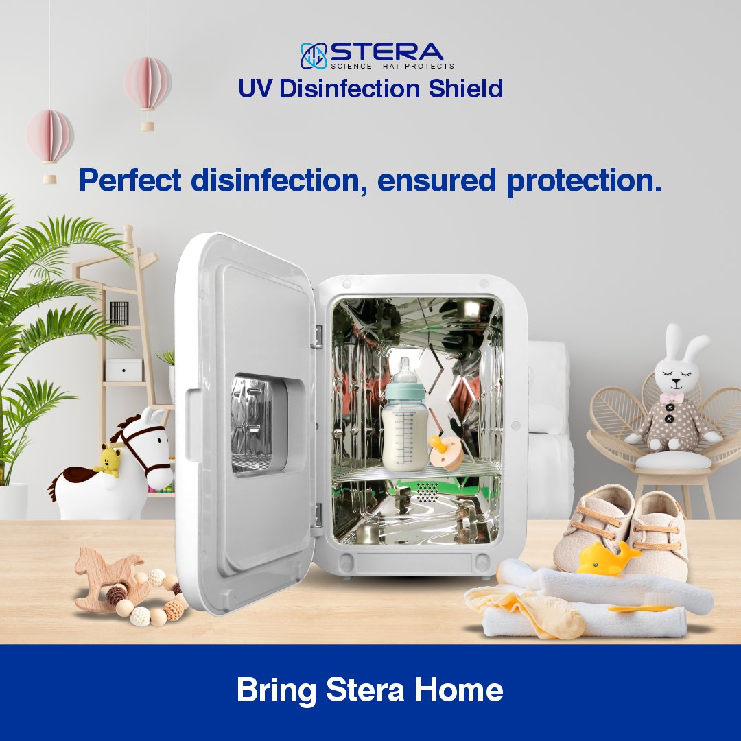 SteraOfficial's tweet photo. The best solution for disinfection of baby care products that ensures protection everytime! 🍼🐰🐻 Bring Stera home to shield your loved ones from bacteria, fungi and viruses today!🛡️

📞Call us on +917995017232 or 💻visit https://t.co/Ov62jCaae1

#steracares #babycare #baby https://t.co/Zt0tn6hoSW