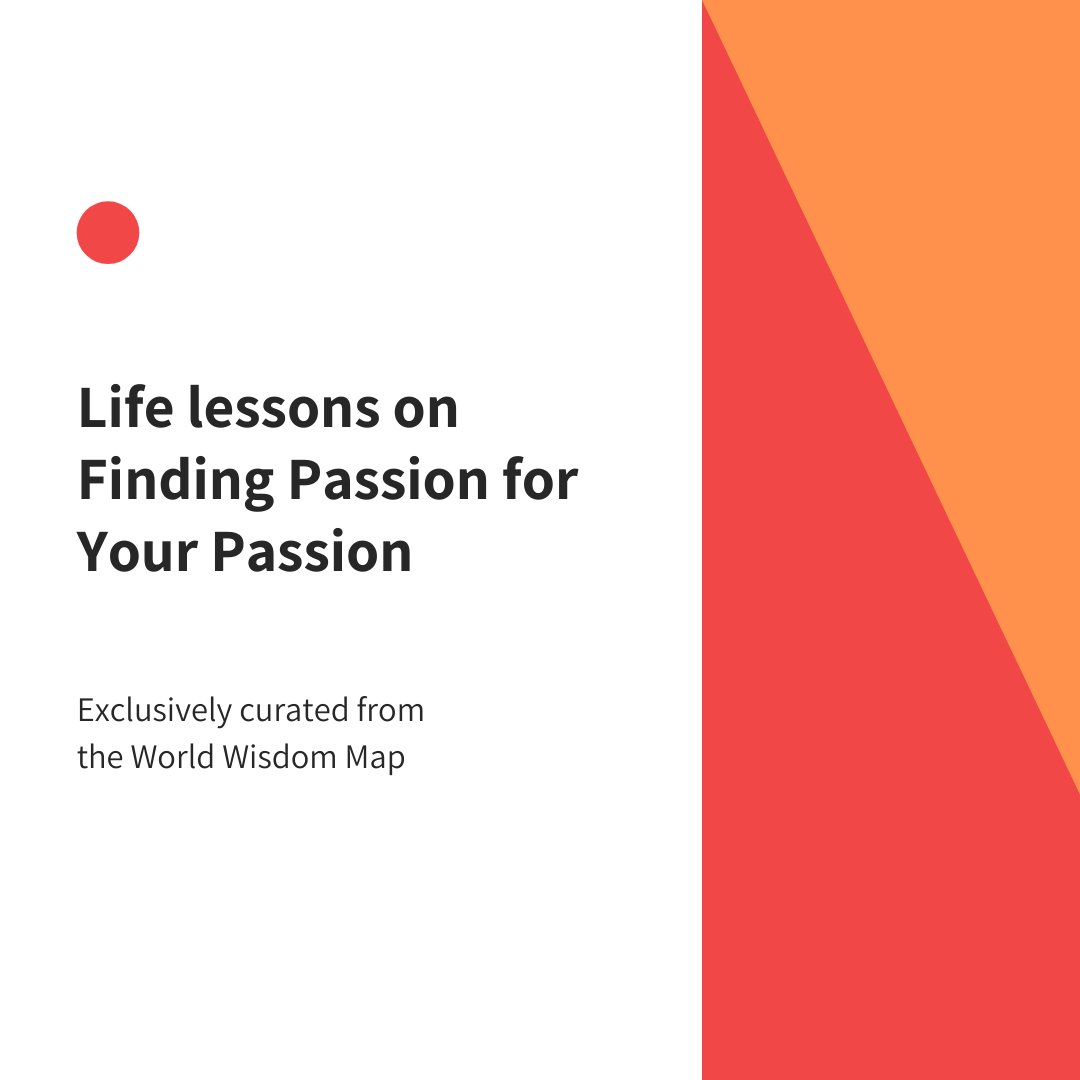 Project_Fuel's tweet photo. Finding your passion isn't just about careers and money. It's about finding your authentic self. The one you've buried beneath other people's needs.
Swipe left ⬅️ to read this curated set of life lessons.
#passion #findingpassion #lifelesson #lifelessoncollection #humanwisdom https://t.co/yBle2GRtcZ