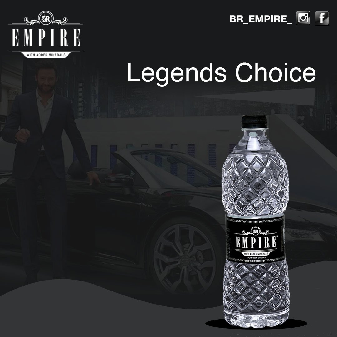 ◀Curate your Lifestyle and add Purity with <a href="/BR_EmpireWater/">BR EMPIRE WATER</a> ▶
Grab Your #Health and #Hydration 

◀Heroes Drink Real_!! 
Real is #BREmpireWater ▶
#Pune #Solapur #Nashik #Mumbai #Khed #AllIndia
#Maharashtra #Legend #CityDay #hotel #5Star #adventure #Marketplace #ShoppingOnline