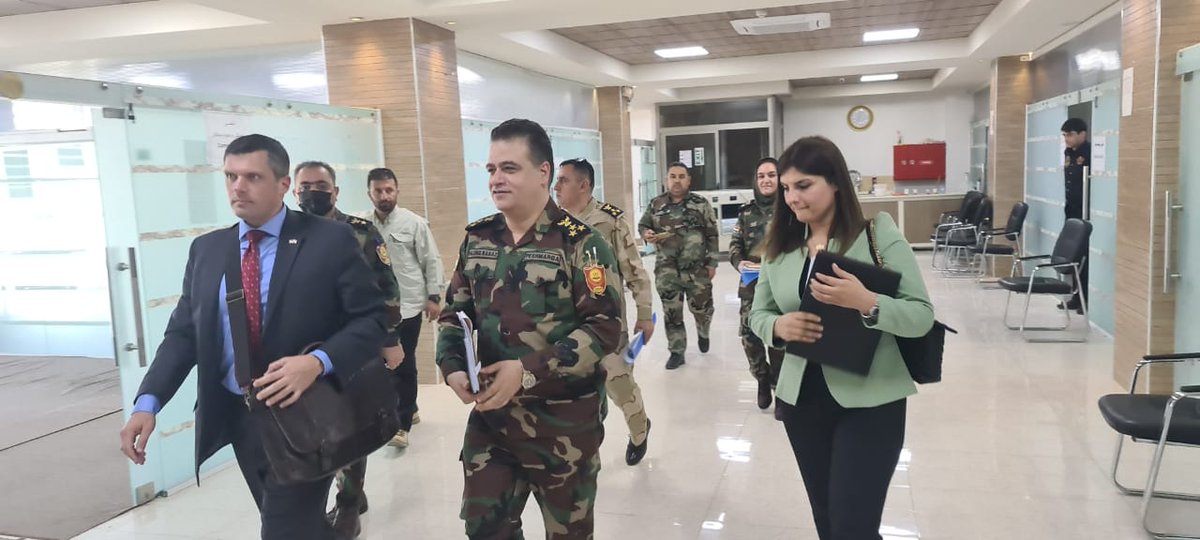 KRG_MOPE's tweet photo. Today a great visit from @USConGenErbil head of the political affairs Spencer Field to the reform directorate &amp; met with the director of reform to show readiness to cooperate &amp; support the @KRG_MOPE #reformprocess for reformdirectorate to overcome the obstacles facing the process https://t.co/GC0Sxuhcjm