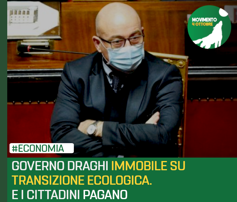 Governo #Draghi immobile su Transizione Ecologica. E i cittadini pagano. #bollette 
Leggi di più --> bit.ly/399RIjh