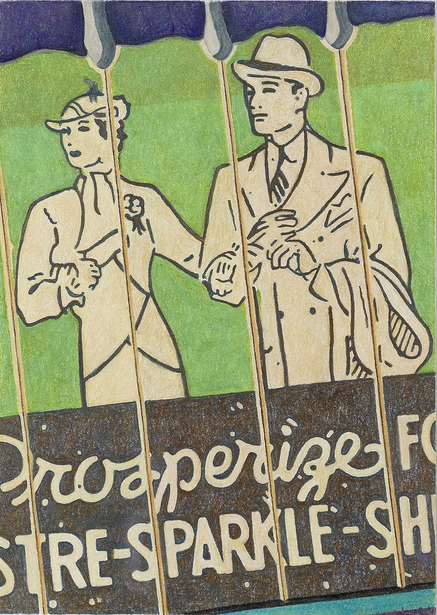 Aaron Kasmin's new exhibition 'Always a Show' is now open at SRG! Whisk yourself away to post-prohibition America with Kasmin's detailed and lively drawings that celebrate the humble matchbook. #AlwaysAShow #AaronKasmin #SRG