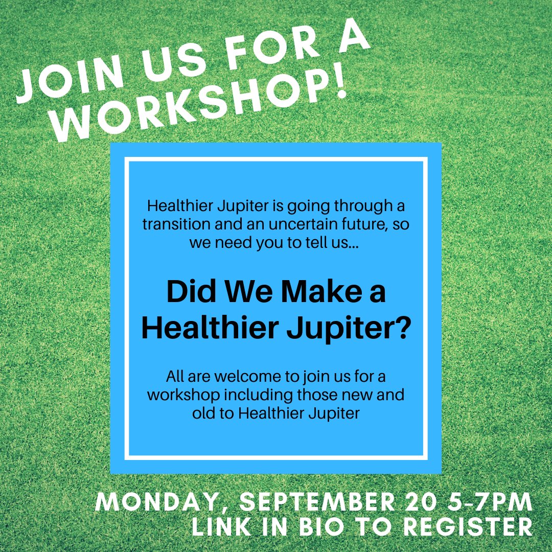 WE need YOU to tell us...Did We Make a Healthier Jupiter? - mailchi.mp/284677d4c27c/g…
