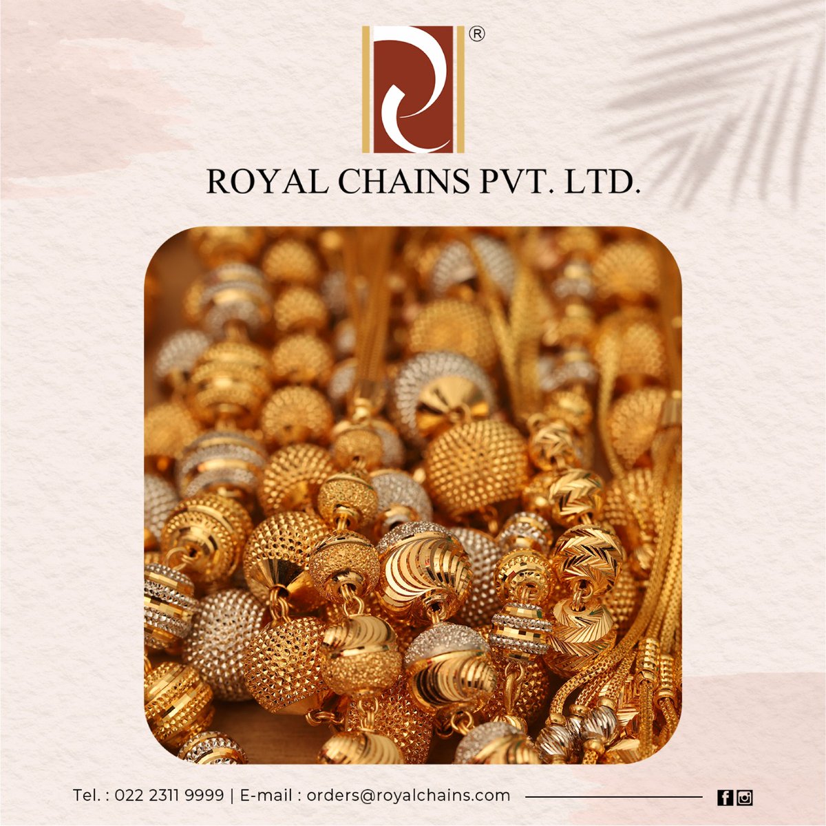 retailjwlrindia's tweet photo. Retail Jeweller India Recommends the Top Manufacturing House in Mumbai - Royal Chains Pvt Ltd
@ashokroyalchain
For more Details, Contact Ashwin: +91 91672 52611
#royalchains #mumbai #manufacturer #B2b #gold #goldjewellery #manufacturinghouse #rjrecommends #iijs2021 https://t.co/XwbFPpdhuc