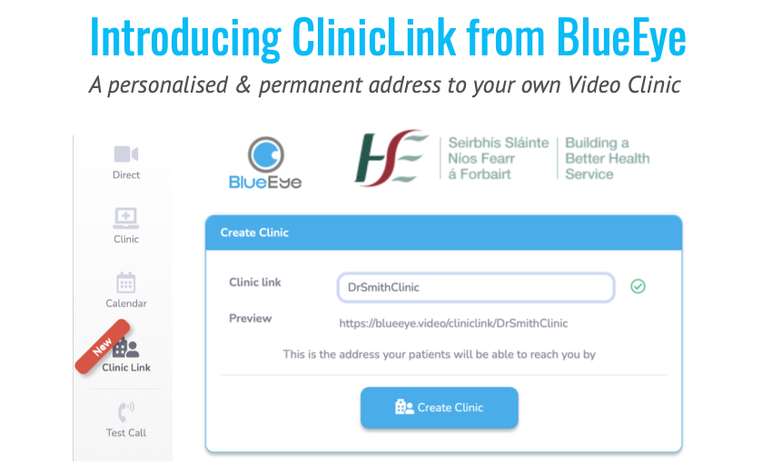 RedZincServices's tweet photo. Want to create a personalised #VideoClinic?
ClinicLink, a new #BlueEyeClinic feature, allows you to generate & share a personalised web link so returning #patients can enter your personal clinic waiting room & connect by video.
Learn more https://t.co/DcReMYwdji #Telemedicine https://t.co/CnrRygBgpN