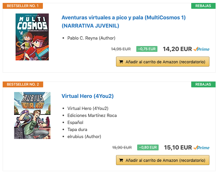 PabloCReyna's tweet photo. He debido de caer en la lista de ventas de una realidad alternativa porque #MultiCosmos está por encima del @Rubiu5.
El bot que ha redactado la noticia casi lo disimula a la perfección.
https://t.co/MJhlXtrHwH https://t.co/R3FfUdaGyC