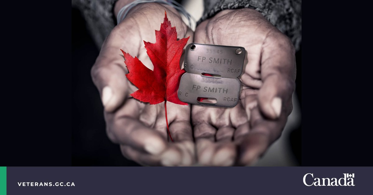 One homeless Veteran is one too many. 

Help us connect with homeless Veterans and those at-risk. 

Spread the word about the supports offered by VAC and other organizations, and help Veterans get the support they need.

Learn more: bit.ly/3vkAqcl

<a href="/vetscanada/">VETS Canada 🇨🇦</a>