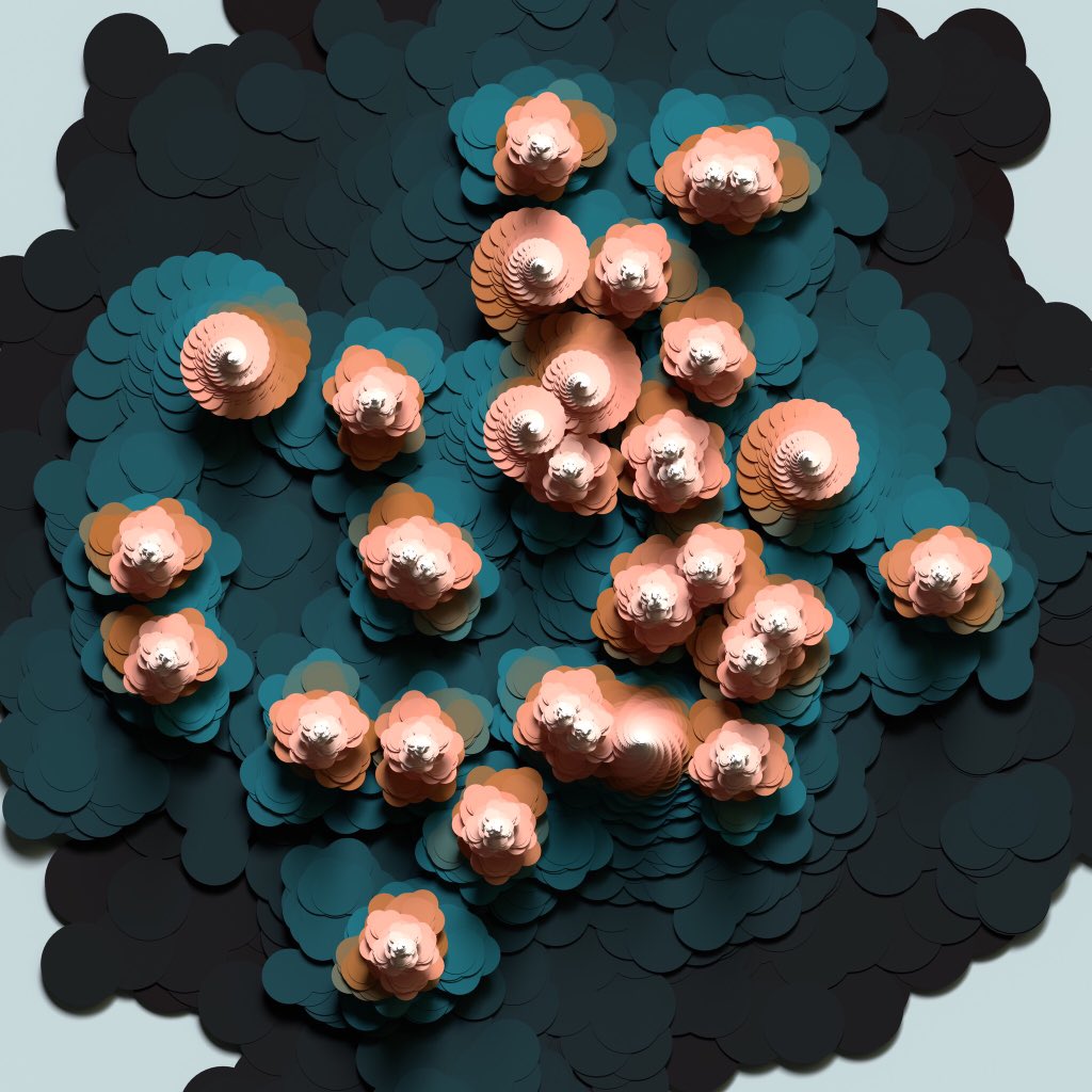 punk4246's tweet photo. From an egg is the garden born. 

Raytraced Octo Gardens by @rich_lord https://t.co/8dX12KwLql