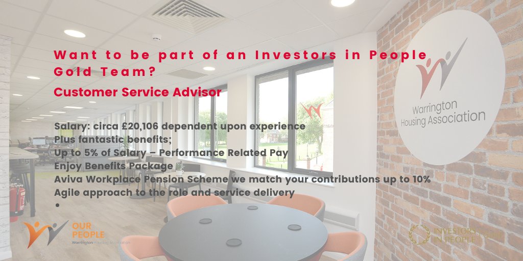 Would you like to make a difference to the community and people's lives?
For more information: bit.ly/3AbXoF8
Closing Date: 8th October
<a href="/JobsInHousing/">JobsInHousing</a>

<a href="/natfednews/">National Housing Federation</a>

@PlaceShapers

@CommunityHSG_NW

 #socialhousing #Warrington #recruitment