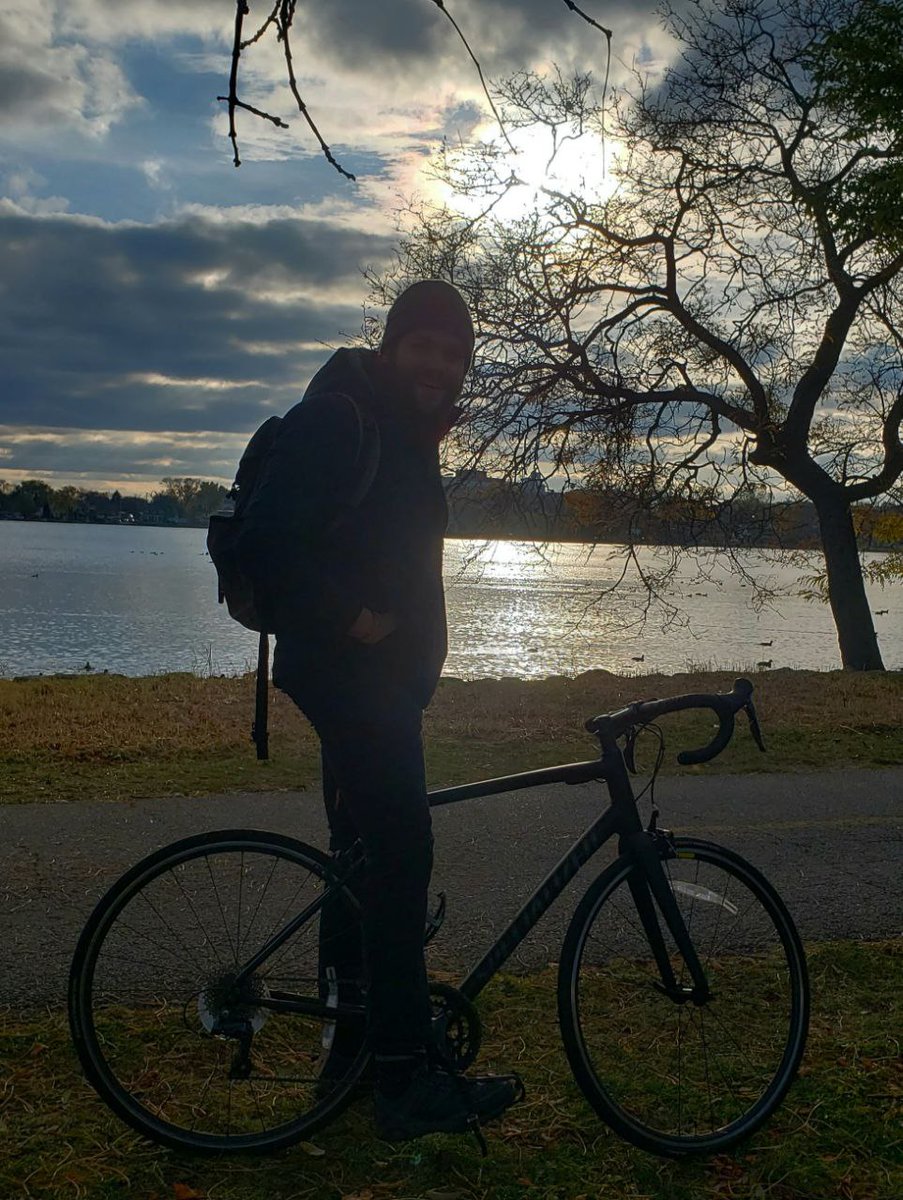 Outside of the lab, Ibrahim enjoys riding his bike around Madison, trying different restaurants, and an occasional soccer game. ⚽️

#UWMadison #Gradschool #Microbiome