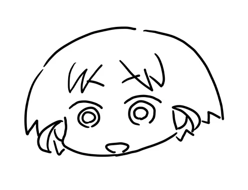 #少ない線でどれだけかわいく描けるか選手権
かんたん桂利奈2021 
