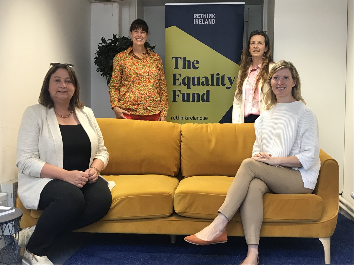 Rethink_Ireland's tweet photo. We were delighted to be joined at our offices today by Minister @AnneRabbitte at @dcediy who met some of our team and Awardees @GreatCareCoop and @NSD_ie. https://t.co/nS3aXSZ38I