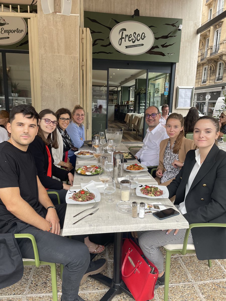 WABGavocats's tweet photo. 🎉 Aujourd’hui, à l’occasion de l’#anniversaire de @cedric_bianchi, une partie de l’équipe WABG a pu découvrir les délicieux plats italiens du #restaurant d’un de nos clients :
Le restaurant Fresco 🇮🇹
Restaurant Italien spécialiste des pâtes fraîches 🍝
14 avenue Félix Faure
Nice https://t.co/PjMxcg34aD