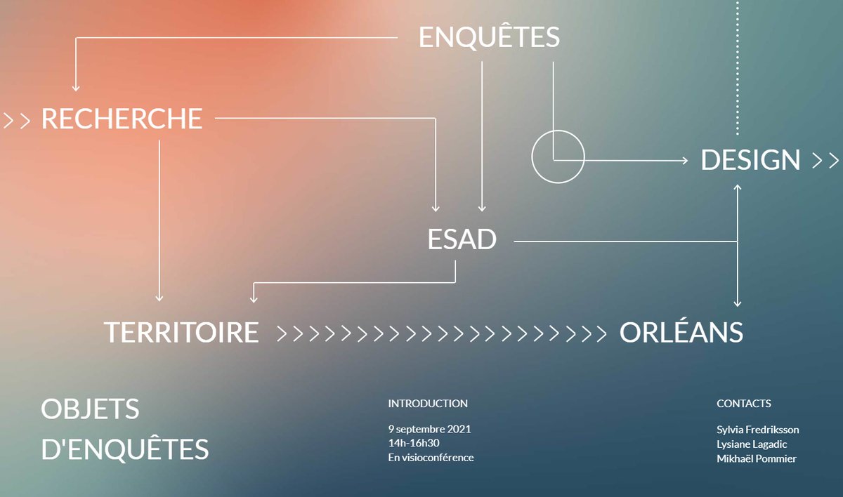 L'occasion d'élaborer et de mettre à l'épreuve des enquêtes situées, avec @designcommun dont <a href="/LysianeLagadic/">Lysiane Lagadic</a> et <a href="/s_fredriksson/">Sylvia Fredriksson | @sylvia_fredriksson@mamot.fr</a>, ainsi qu'avec les 11 étudiant·es mobilisé·es autour du programme <a href="/occ_esadorleans/">Objets Crafts & Computation</a> 1/5