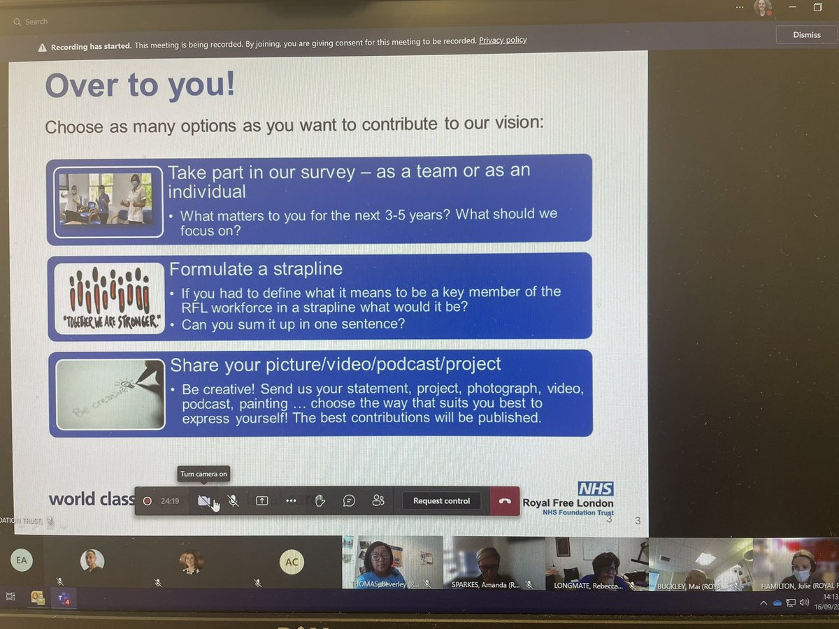 So exciting our Chief Nurse <a href="/JAHamilton1974/">Julie Hamilton</a> calls all nurses and midwives to action and to get involved in setting the strategy for N&amp;Ms. Today is the launch please get details on freenet and have your voice heard. <a href="/bevthomas66/">Bev Thomas</a> <a href="/rebeccalongmat1/">rebecca longmate</a> <a href="/AmandaSparkes3/">Amanda Sparkes</a> <a href="/RoyalFreeNHS/">Royal Free London</a>