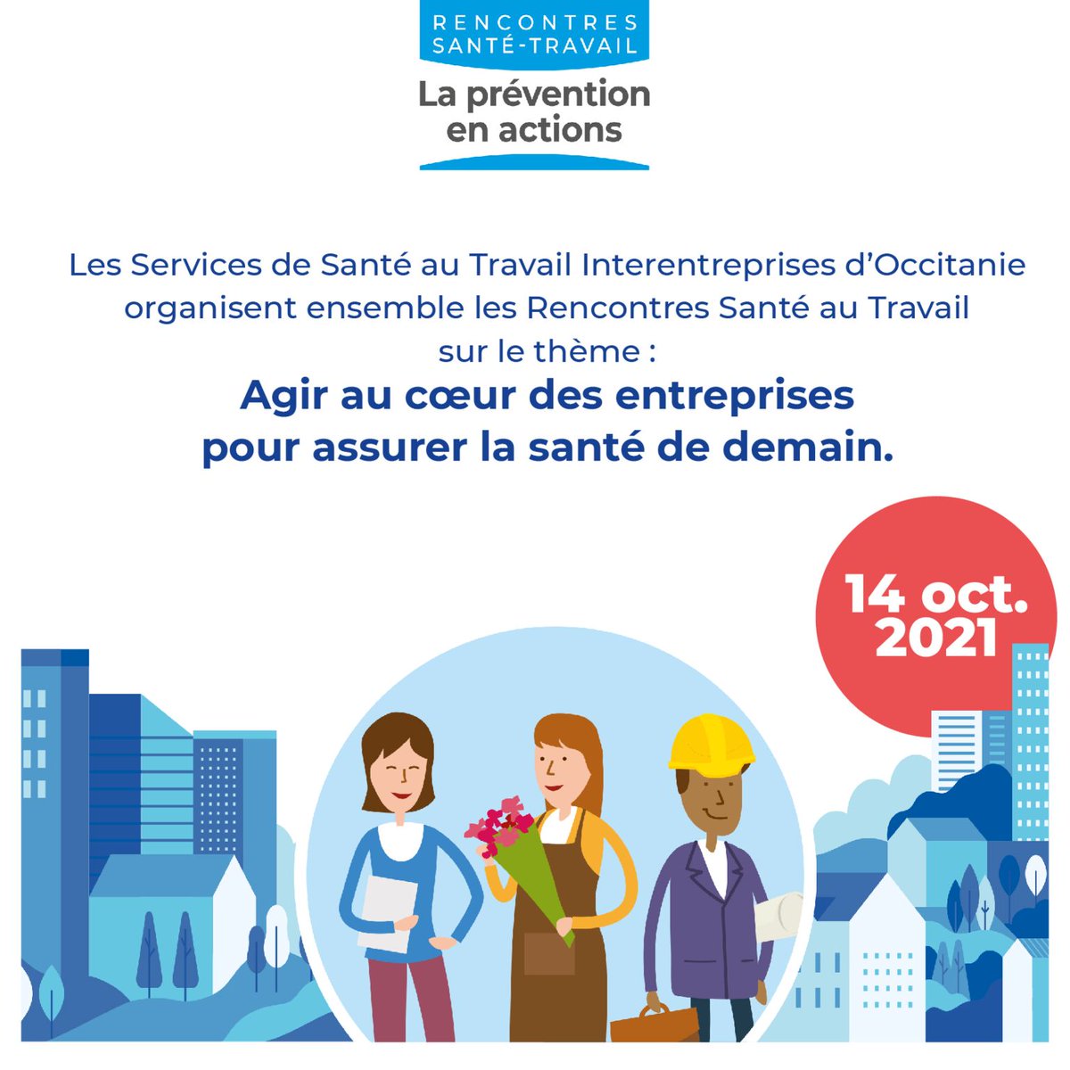 AISTBeziers's tweet photo. 𝗗𝗲𝗺𝗮𝗻𝗱𝗲𝘇 𝗹'𝗽𝗿𝗼𝗴𝗿𝗮𝗺𝗺𝗲 ! 📃: https://t.co/pKrkemrIWn
📅𝗟𝗲 𝟭𝟰 𝗼𝗰𝘁𝗼𝗯𝗿𝗲 𝗽𝗿𝗼𝗰𝗵𝗮𝗶𝗻, les Services de Santé au Travail Interentreprises d'Occitanie vous donnent rendez-vous pour les Rencontres Santé-Travail. Un évènement en ligne organisé par PRESANSE. https://t.co/weYheMjG73