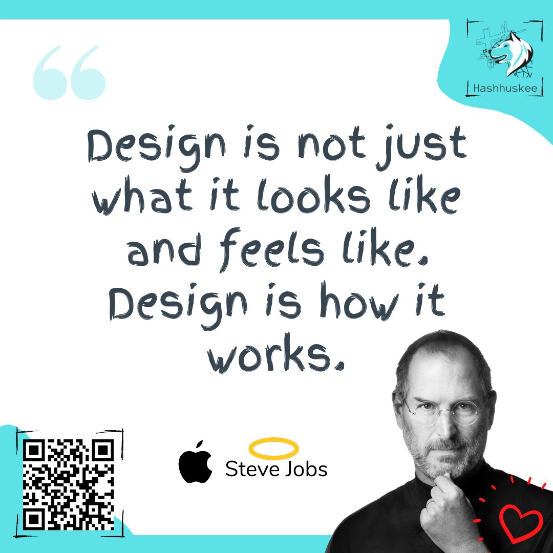 thuwan_hashan's tweet photo. “Design is not just what it looks like and feels like. Design is how it works” 

♥️— Steve Jobs

#stevejobs #design #quotes #hashhuskee #webdesign https://t.co/Rjs2ipHujT