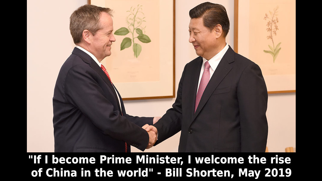 Remember when Bill Shorten declared that he would welcome the rise of China in the world?

Thank goodness Bill Shorten and Labor didn't win the 2019 federal election.

 #AUKUS #auspol #Covid19aus #Covid19 #nuclearsubs #NuclearSubmarines #BringBackShorten