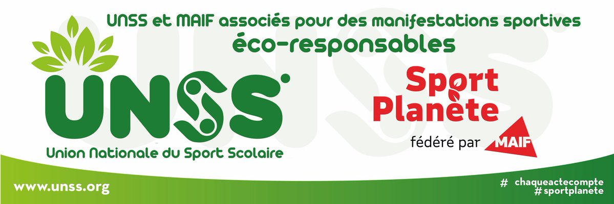📅22 septembre ! La Journée nationale du sport scolaire a lieu chaque année, elle est ouverte à toutes et tous ! Cette édition #JNSS2021 est dédiée au thème du sport facteur de développement durable #SportPlanète
#ChaqueActeCompte #MAIFPartenaire <a href="/unss/">UNSS_National</a>