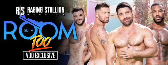 Mutual Attractions Run Amok in @Raging_Stallion's Rugged New 4K Exclusive 'GET A ROOM TOO', Starring