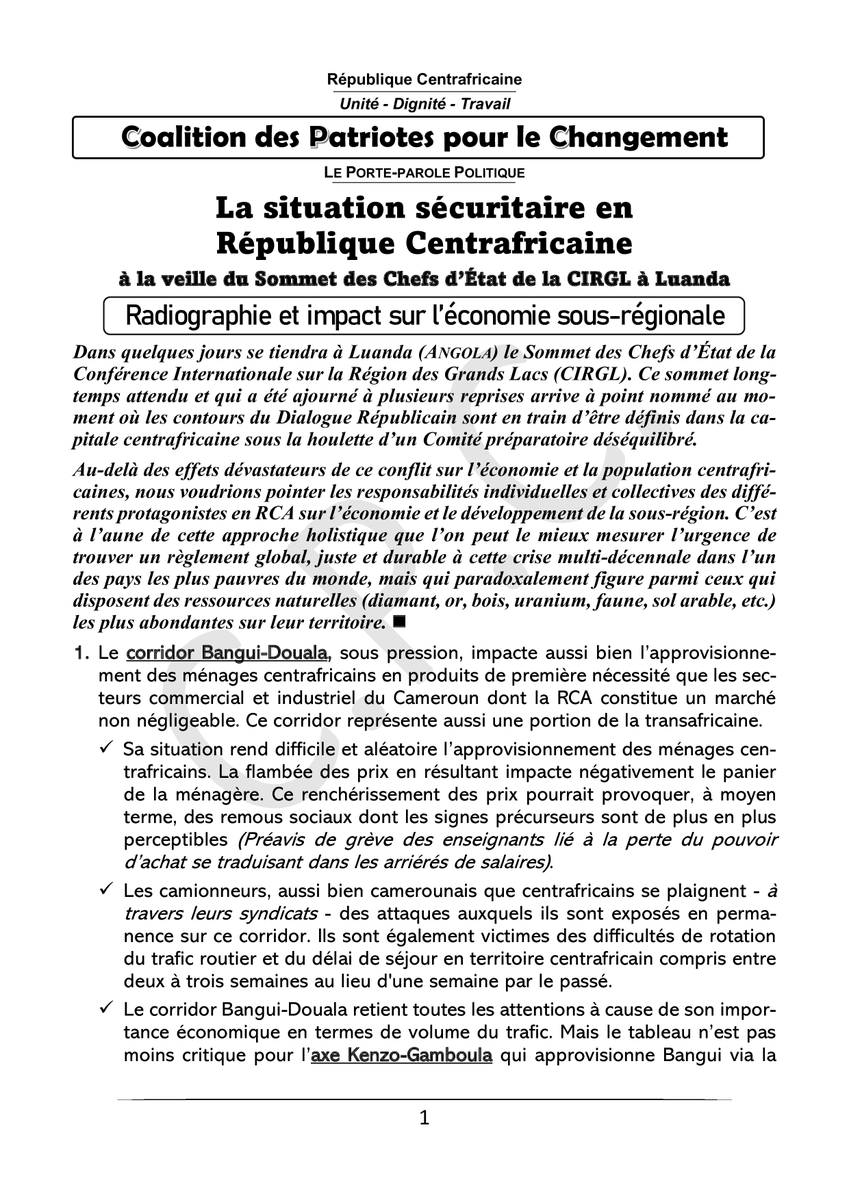 CiBaroud's tweet photo. Le tableau sécuritaire est sombre, Joao Lourenço et Moussa Faki restent convaincus qu’il faut une solution pacifique entre Bozizé  et Bozize.
La situation politique et sécuritaire de la République centrafricaine préoccupe énormément, le Président en exercice de là CIRGL.. https://t.co/tnn2UHbfDT
