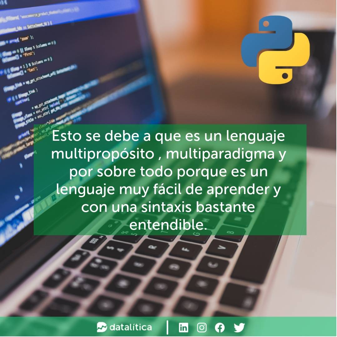 dataliticapy's tweet image. ¿Sabías que existen más de 700 lenguajes de programación? De hecho, algunas dicen que podrían existir... ¡cerca de 9000 lenguajes de programación! Aprenderlos todos sería imposible pero Python es el más utilizado.🤓

#python #phytonprogramming #datalitica #dataliticapy