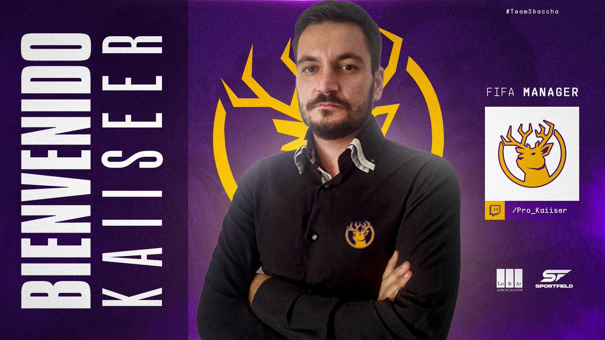 SbacchaGaming's tweet photo. 🚨YA ES OFICIAL #FIFA22 

¡¡¡KAIISEER ES NUESTRO FIFA MANAGER!!!

❤️‍🔥Hagamos que Kaiiser sienta que en SBACCHA GAMING tenemos la mejor afición del mundo de los eSports con vuestros RT y ❤️

💜💛 #BienvenidoKaiiseer 💛💜
👉 @Pro_Kaiiseer https://t.co/NNqAXnkHFf