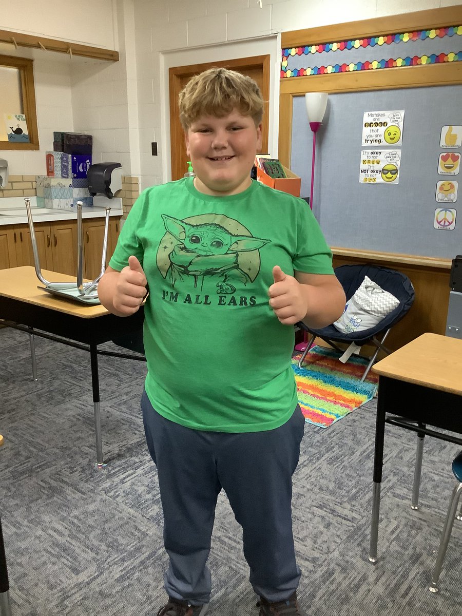 roxbartels's tweet photo. We’re learning about idioms this week! His shirt was perfect! https://t.co/Dfiku9JRch