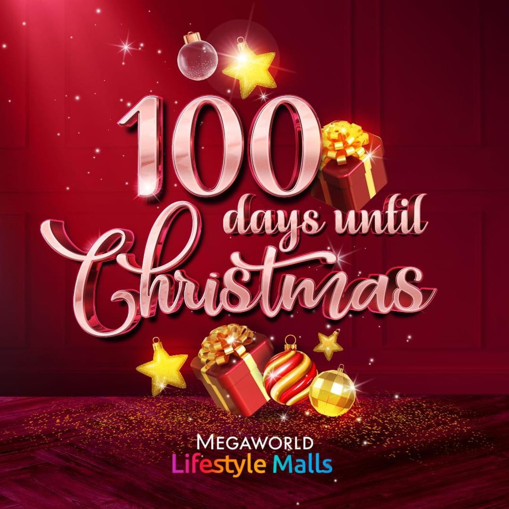 It's the season to be jolly at #NewportMall &amp; #MegaworldLifestyleMalls! We've got 100 days to go until Christmas! 🎄🎅✨