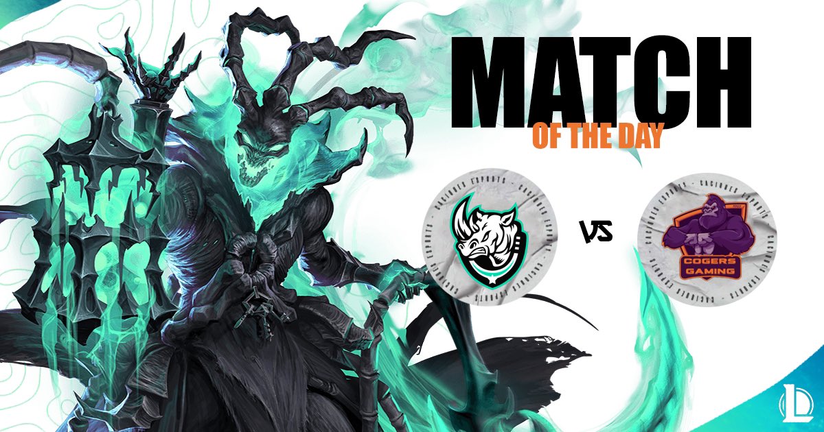 #MATCHDAY | #LeagueOfLegends 

🏆| <a href="/ALL_lolleague/">ALL - Amateur Lol League</a> | JORNADA 1
🆚| <a href="/CogersGaming/">CogersGaming</a>
🕚| 22:00
📺| twitch.tv/cogersgaming 

#VamosCaciques