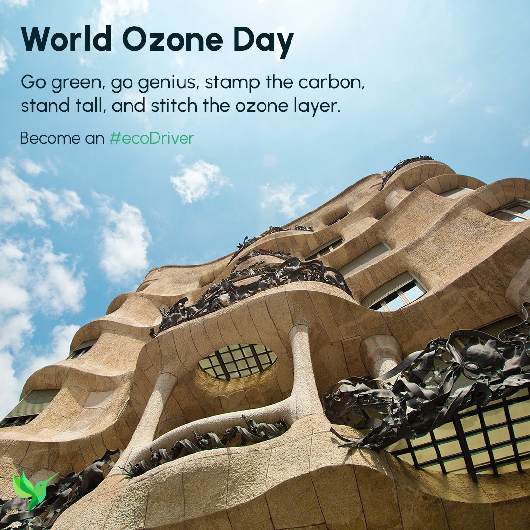 ecoDeliver_es's tweet photo. Hoy es el día internacional de la preservación de la capa de ozono! 🌞⛅ Un día para hacer consciencia social y recordar que hay un objetivo conjunto, un objetivo que nos une para tener un mundo mejor por las próximas generaciones. 🌎🌱 https://t.co/YCypW6p8ED