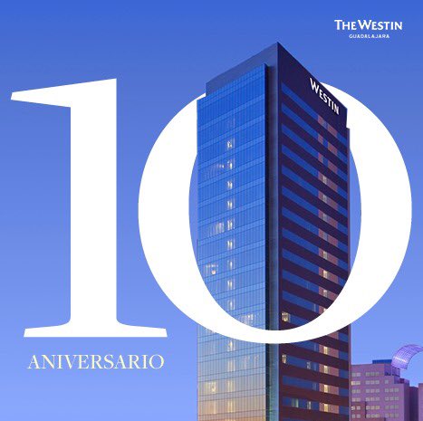 Celebramos nuestros primeros 10 años de operación en la ciudad más mexicana del país. 🥳 Gracias a nuestros colaboradores y, sobre todo, a cada huésped que visitó #WestinGDL durante este tiempo. 
¡Vamos por más!