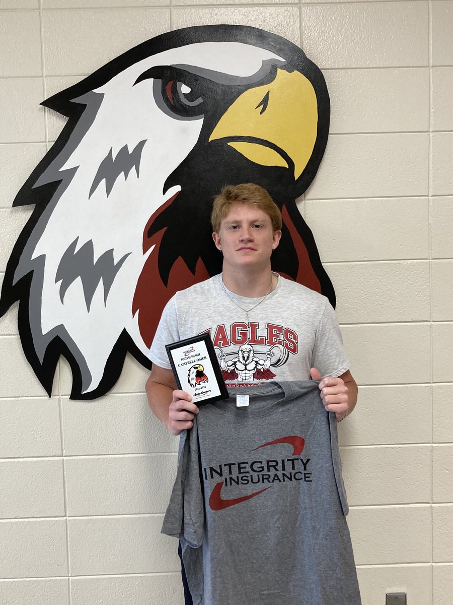 VtownAthletics1's tweet photo. Congratulations Campbell!
Integrity Insurance Player of the game vs Maumelle ⁦@ViloniaHS⁩ ⁦@ViloniaF⁩ ⁦@SportsVilonia⁩ https://t.co/x2KzbvIL29
