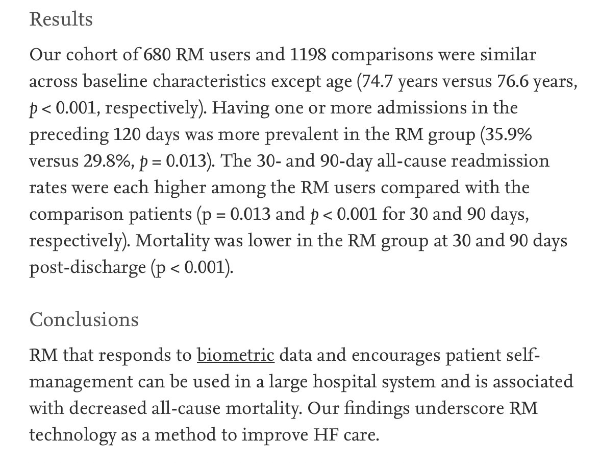 Andrew Watson MD MLitt (@arwmd) on Twitter photo From our #RPM work with <a href="/VivifyHealth/">Vivify Health</a> showing all cause mortality reduction in #CHF. <a href="/AmberJohnsonMD/">Amber Johnson, MD</a> wrote up our experience, TY. <a href="/AHJPlus/">AHJPlus</a> <a href="/UPMCHealthPlan/">UPMC Health Plan</a>
n=680 patients.
<a href="/AmiBhattMD/">Ami Bhatt, MD</a> <a href="/iamritu/">Ritu Thamman MD</a> <a href="/HelenBurstin/">Helen Burstin, MD (@helenburstinmd.medsky.social)</a> <a href="/jameyedwards/">Jamey Edwards</a> <a href="/CeciConnolly/">Ceci Connolly</a> <a href="/Lacktman/">Nathaniel Lacktman</a> <a href="/stacy_hurt/">Stacy Hurt (she/her)š»</a>
#TelemedNow From our #RPM work with <a href="/VivifyHealth/">Vivify Health</a> showing all cause mortality reduction in #CHF. <a href="/AmberJohnsonMD/">Amber Johnson, MD</a> wrote up our experience, TY. <a href="/AHJPlus/">AHJPlus</a> <a href="/UPMCHealthPlan/">UPMC Health Plan</a>
n=680 patients.
<a href="/AmiBhattMD/">Ami Bhatt, MD</a> <a href="/iamritu/">Ritu Thamman MD</a> <a href="/HelenBurstin/">Helen Burstin, MD (@helenburstinmd.medsky.social)</a> <a href="/jameyedwards/">Jamey Edwards</a> <a href="/CeciConnolly/">Ceci Connolly</a> <a href="/Lacktman/">Nathaniel Lacktman</a> <a href="/stacy_hurt/">Stacy Hurt (she/her)š»</a>
#TelemedNow