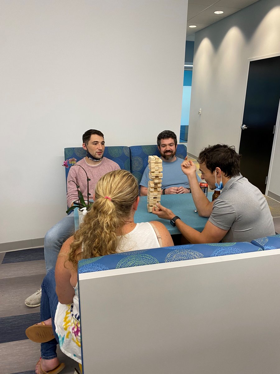 Kubtec's tweet photo. Sometimes the week calls for a Happy Hour moment - A time to connect with colleagues, play games, and let loose. What a great way to end the week. A big thank you to Jaime Bosworth for making it possible.
#CompanyCultureMatters #KUBTEC #HappyHour https://t.co/UJcG2VltLc