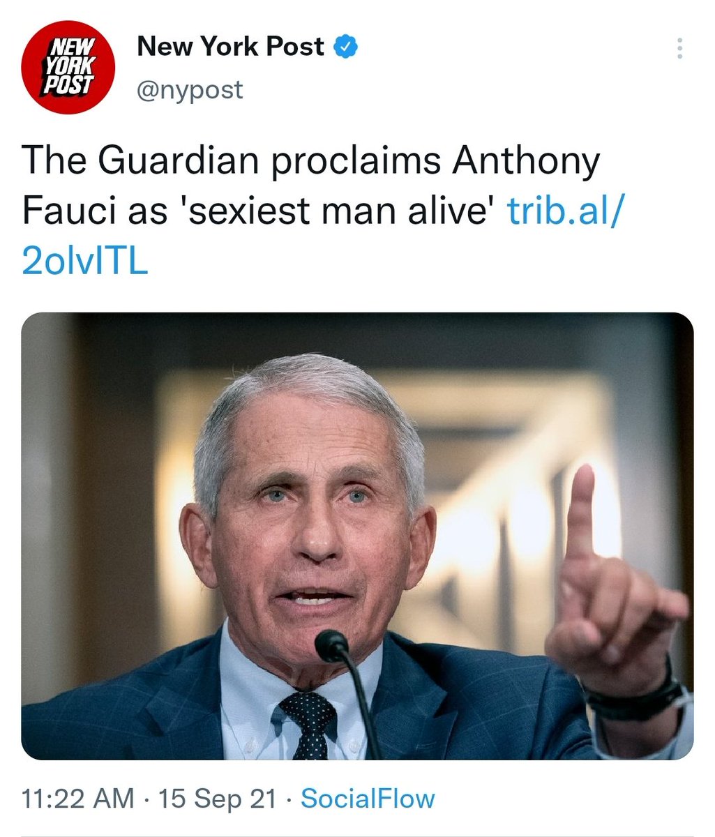 MoeFactz's tweet photo. 👀🤡💉 Still think mind control isn't real? #Fauci https://t.co/Rx5fCmoTOg