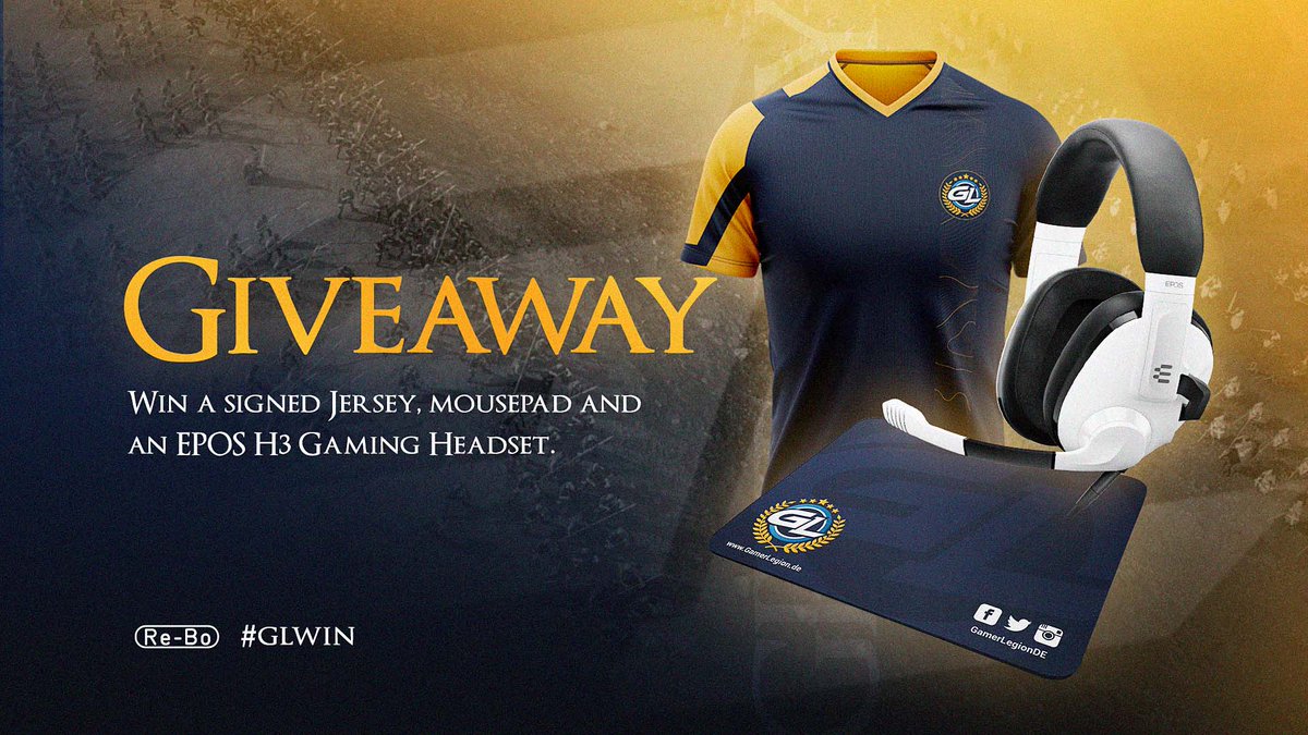 GamerLegion's tweet photo. MORE FREE STUFF! 🎉 You have the chance to win merch, signed by our AoE 2 team and an @eposaudiogaming H3 gaming headset 🔥

All you gotta do is:
✅ Follow us
🔁 Retweet
🧑‍🤝‍🧑 Tag a friend in the comments

We'll draw the winner on Monday, good luck! https://t.co/oPe9MHPr5R