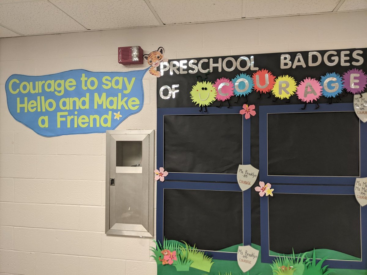 DrJ_cfprincipal's tweet photo. PTO Volunteers out did themselves and now our hallways keep us focused on our monthly COURAGE themes! Can't wait to see each class' monthly Badge of Courage throughout the year! Thank you @ChagrinFallsPTO #CFChooseCourage https://t.co/TI5NJoONs5