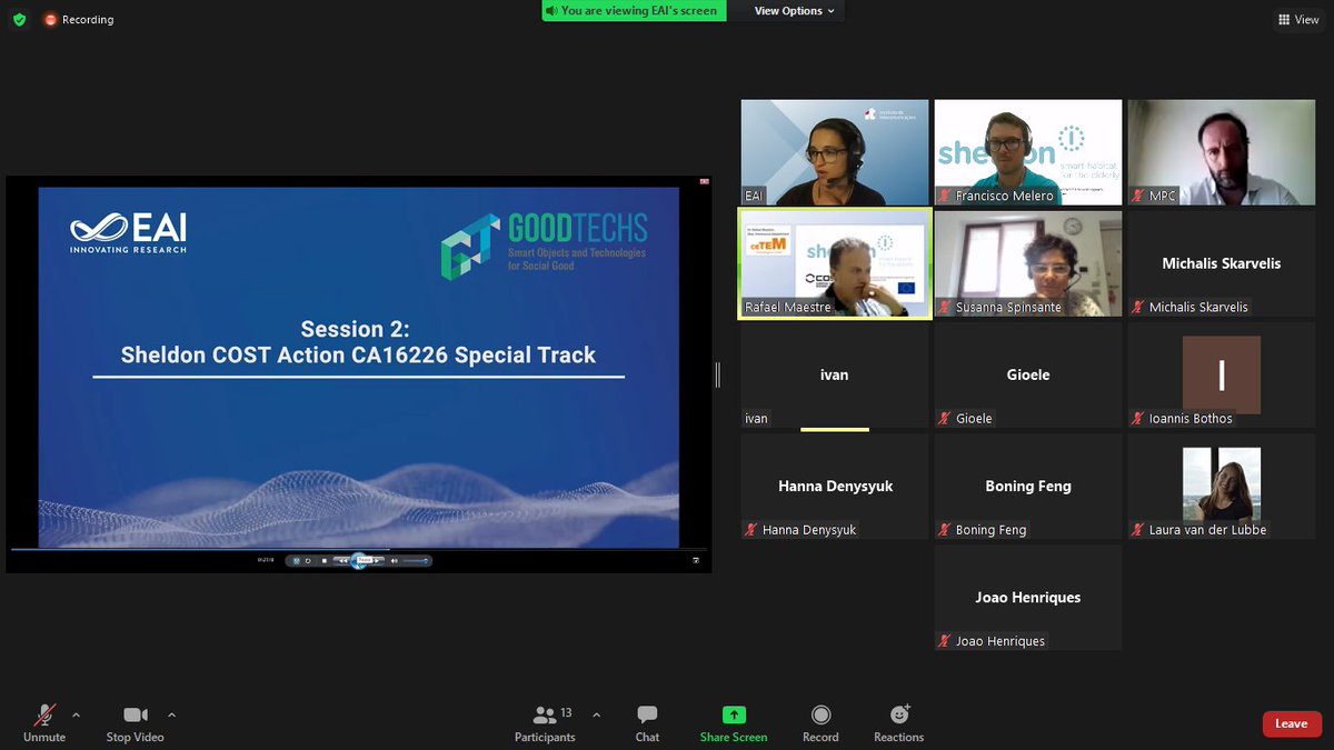 COST ACTION CA16226: Smart Habitat for the Elderly tweet media