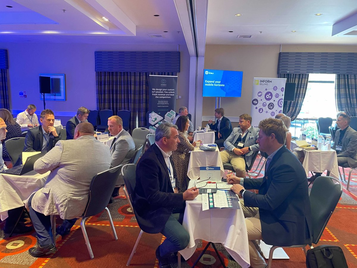 The 1-to-1s are in full swing! Pictured: <a href="/Dan_Pangea/">Dan Cunliffe</a>, <a href="/PangeaJo/">jo_pangea</a>, and <a href="/Rich_Pangea/">Rich</a> helping partners break into the #mobile market—starting with the biggest #revenue opportunities in their customer base. 

#margininmobile #IoT