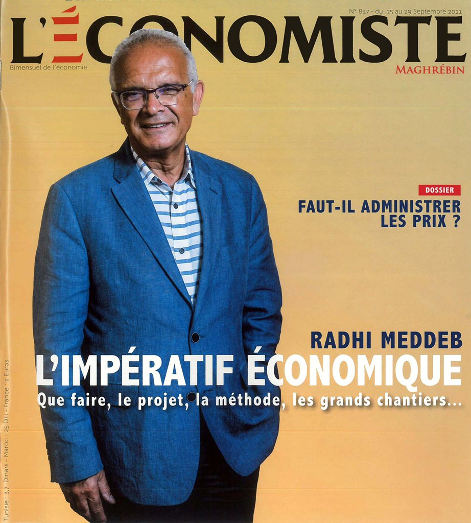 La une de l’économiste maghrebin de ce jour #tunisie #tunisia #economie #crise #geopolitique #microfinance #environnement #solidarité #inclusion #reforme #education #santé #culture