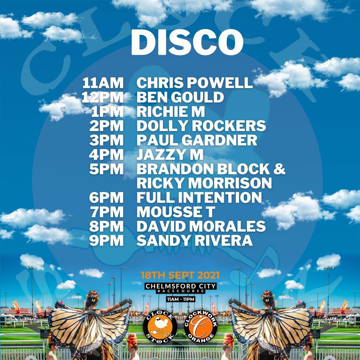 Looking forward to playing at Clockstock this Saturday
We're on at 6pm on the Disco Stage, see you there!