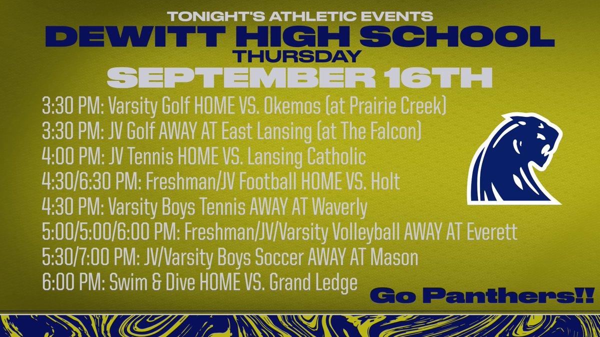DeWitt Athletics tweet media