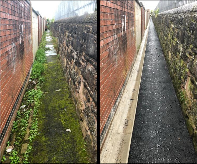 lpool_LSSL's tweet photo. Few more before &amp; after pics from our fantastic Alleyways Team, of refurbs in County &amp; Riverside wards!

#AlleywayProgramme #Transformation #Liverpool #Refurbishment #NewWaysOfWasteCollection #SaferAlleyways @lpoolcouncil https://t.co/4m4s2044nX