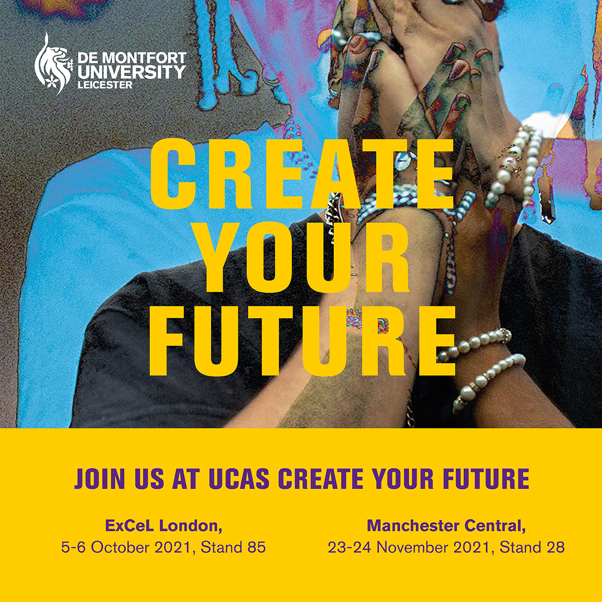 Want to work with professional theatre companies? 🎭 Discover Drama and Performing Arts at DMU at UCAS Create Your Future in London & Manchester. Book your place ➡ bit.ly/3zmJSNW #CreateYourFuture