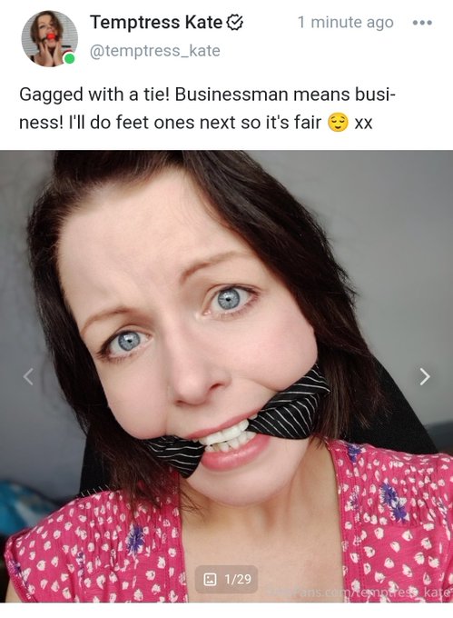 Dastardly businessman cleave gagged me with his tie! The audacity of it! #cleavegag #gaggedgirls #gagged<a href="/tag/bondage"class="tags"><span>#bondage</span></a><a href="/tag/gagged"class="tags"><span>#gagged</span></a><a href="/tag/gaggedgirls"class="tags"><span>#gaggedgirls</span></a><a href="/tag/cleavegag"class="tags"><span>#cleavegag</span></a>