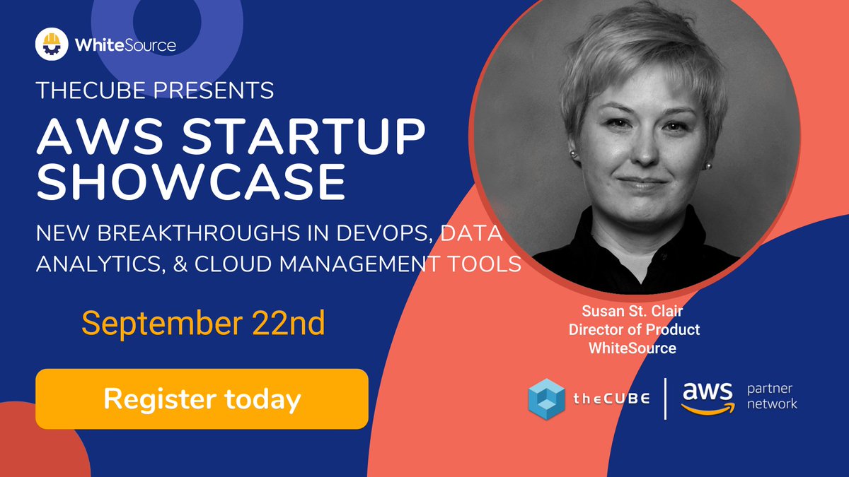 Mend_io's tweet photo. Join us on Sept. 22nd at 11:30 AM PDT at @theCUBE's #AWS Startup Showcase event to learn why winning #devs' trust is key to scaling-up #opensource security for the enterprise. Save your spot: https://t.co/02IzoW9lsV
#WhiteSourcePartners #CUBEConversation #theCUBE @AWS_Partners https://t.co/I47MOXzDyP