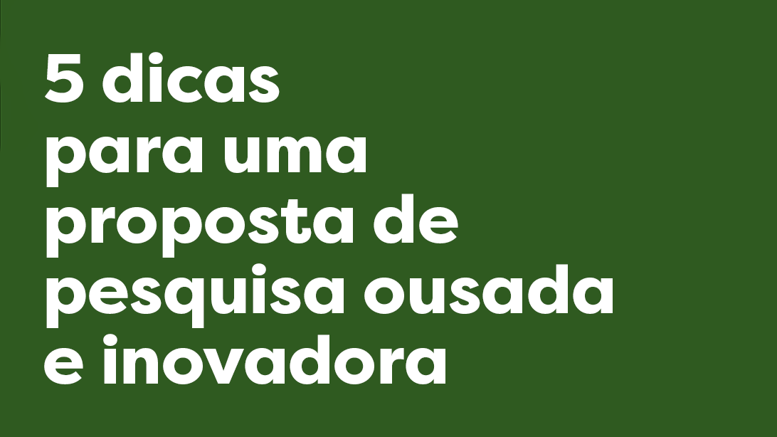 👩‍🔬🧐Você sabe o que é um projeto de pesquisa original e de risco? A 5ª chamada de apoio à ciência do Serrapilheira está no ar e busca cientistas que desenvolvam pesquisas ousadas e originais. Por isso, listamos 5 dicas que vão te ajudar a apresentar uma boa proposta. Thread 👇